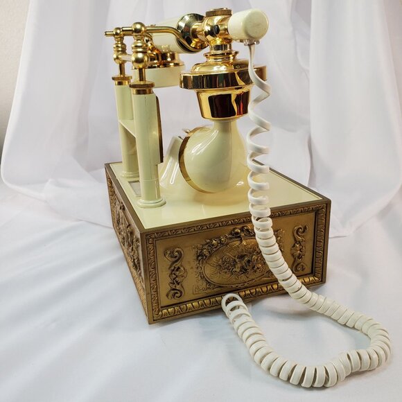 VTG Western Electric DECO-TEL Rotary Telephone Hollywood Regency Model 236478 - Picture 7 of 16